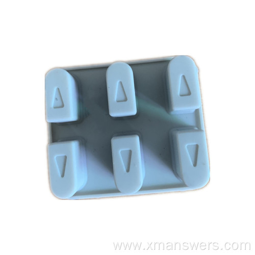 Custom Silicone Rubber Keypad With Epoxy Capped Coating